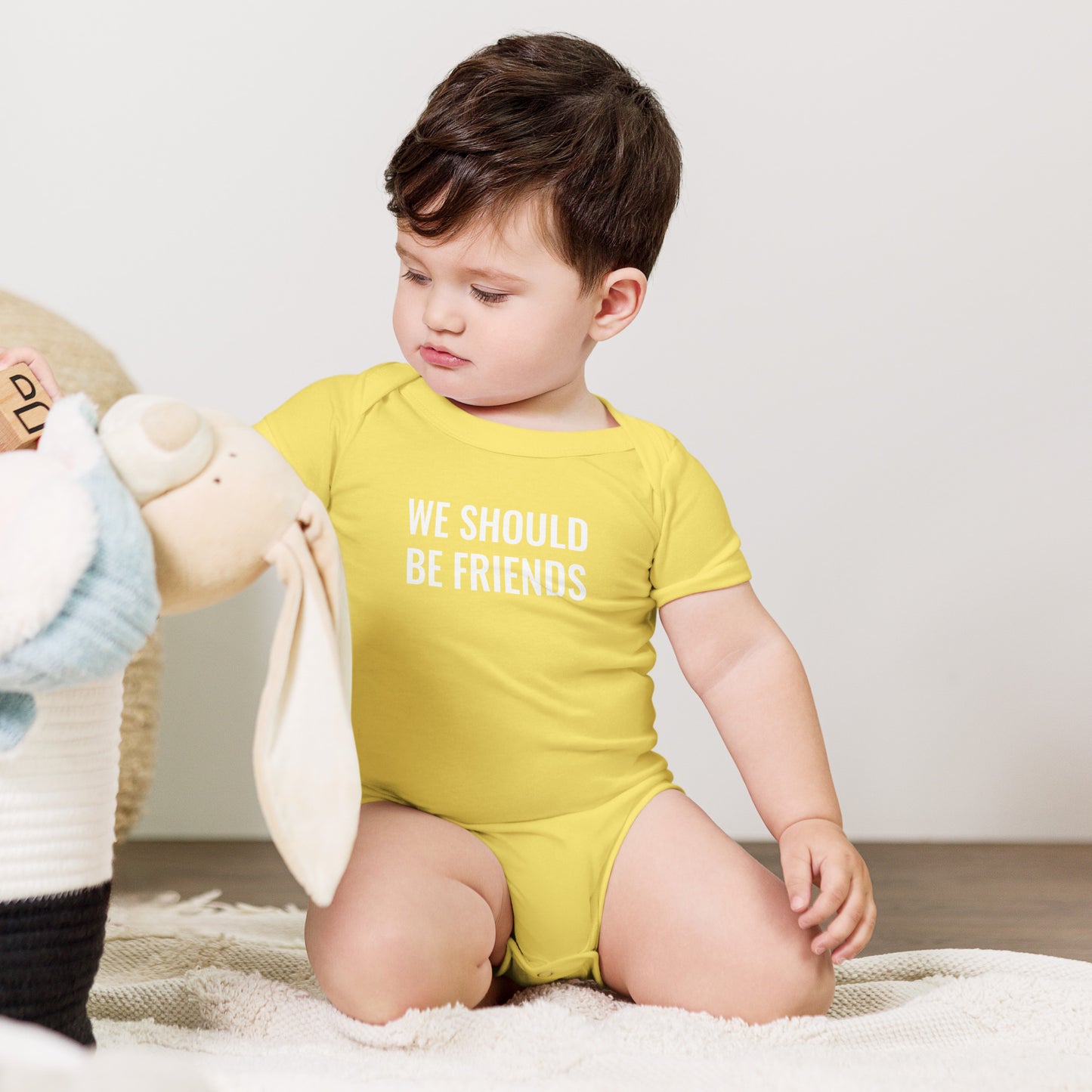 WE SHOULD BE FRIENDS - Unisex Onesie
